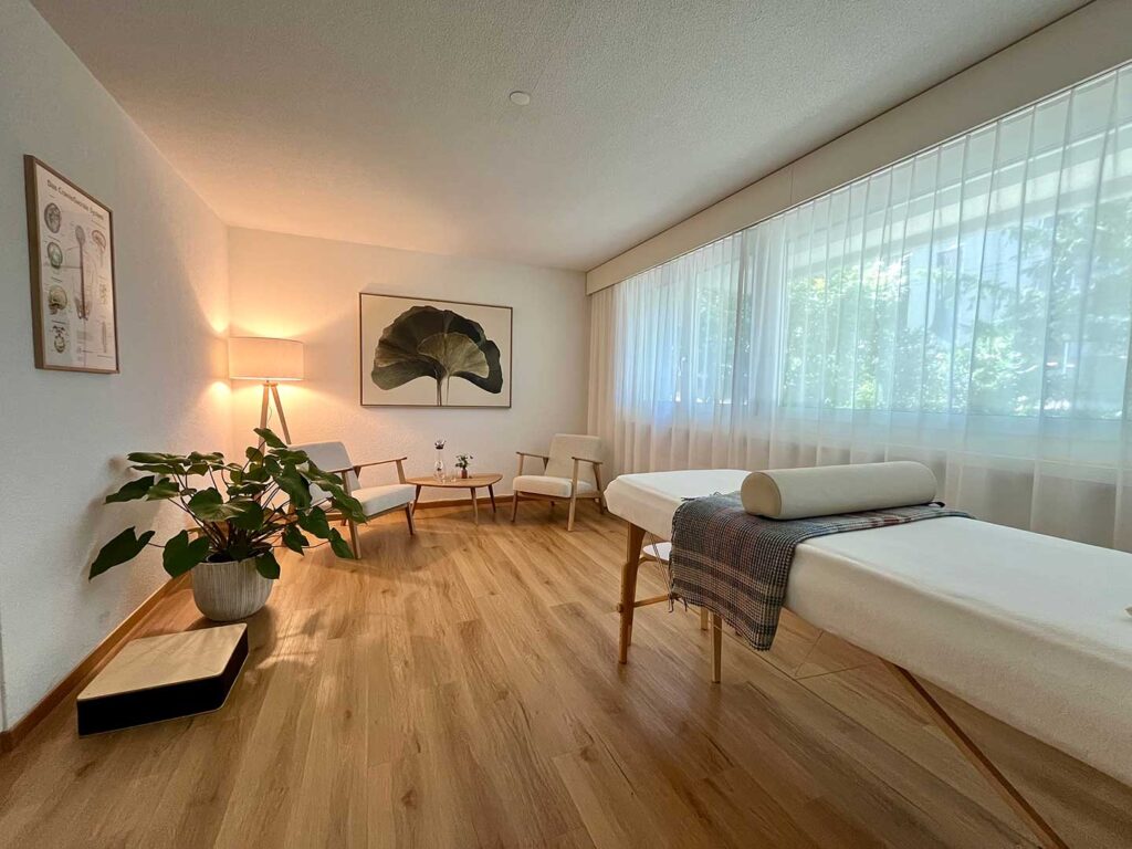 foto von der craniosacral therapie praxis in bern von yvonne scarlatti